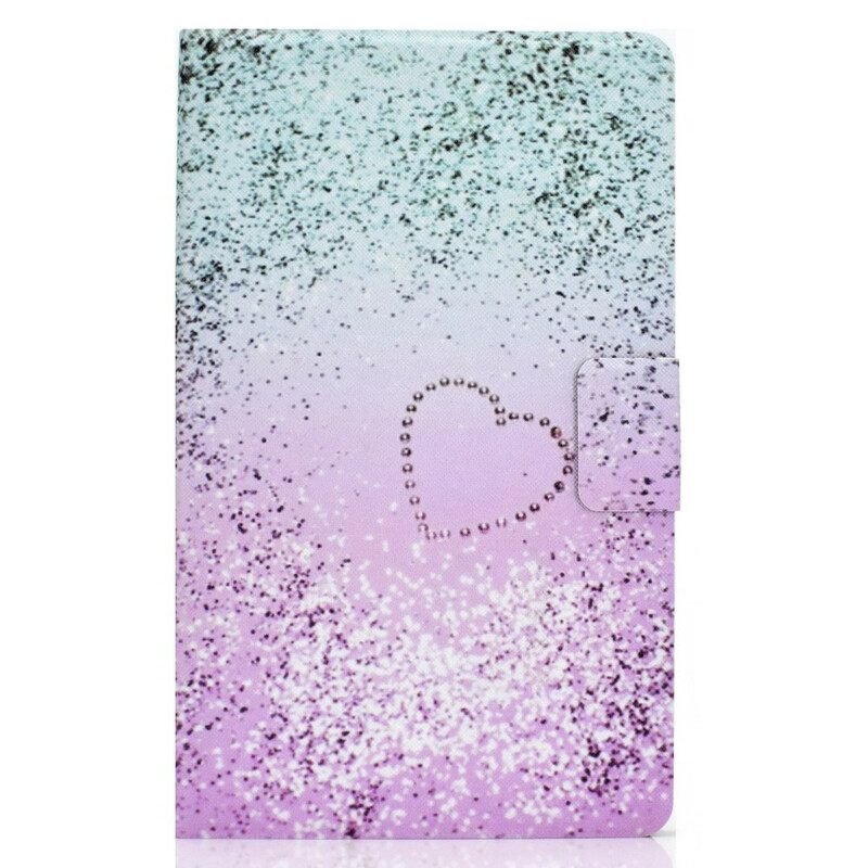 Kotelot Samsung Galaxy Tab A 8" (2019) Sequin Heart