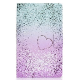 Kotelot Samsung Galaxy Tab A 8" (2019) Sequin Heart