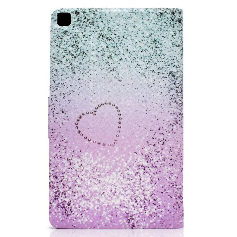 Kotelot Samsung Galaxy Tab A 8" (2019) Sequin Heart