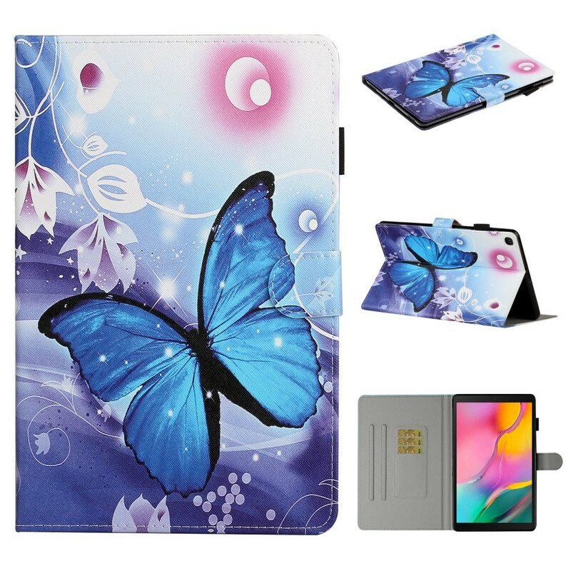 Nahkakotelo Samsung Galaxy Tab A 8" (2019) Butterfly Moon