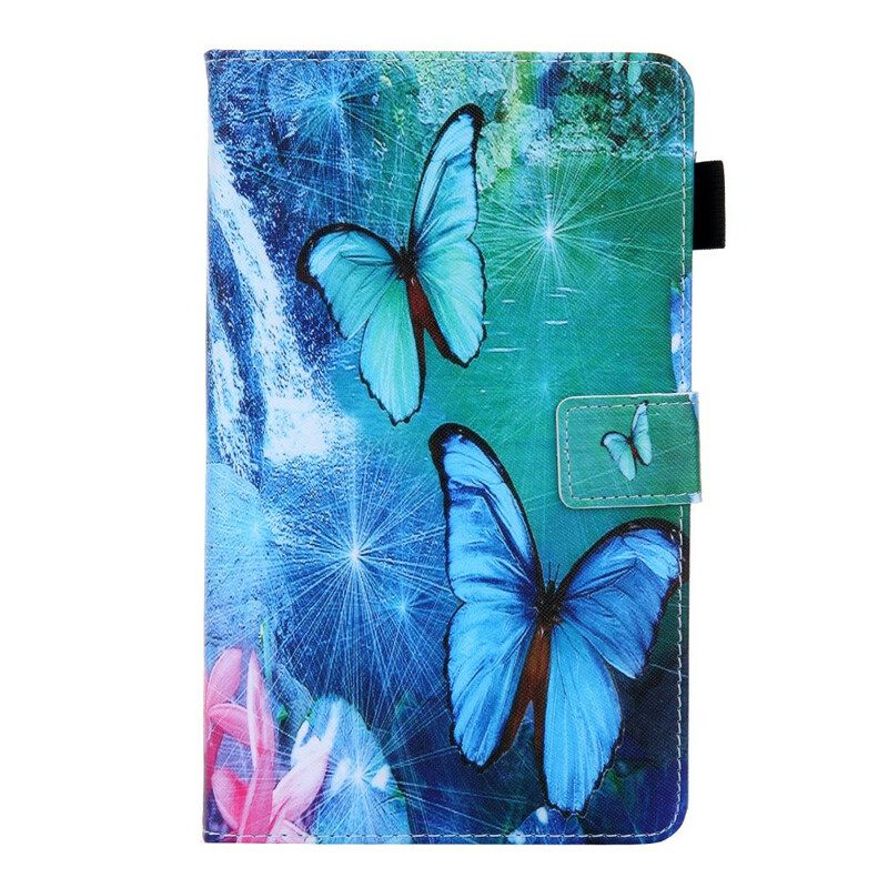 Nahkakotelo Samsung Galaxy Tab A 8" (2019) Butterfly Sarja