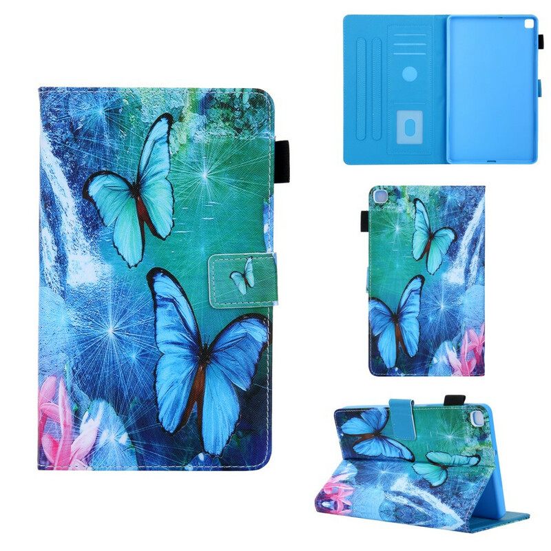 Nahkakotelo Samsung Galaxy Tab A 8" (2019) Butterfly Sarja