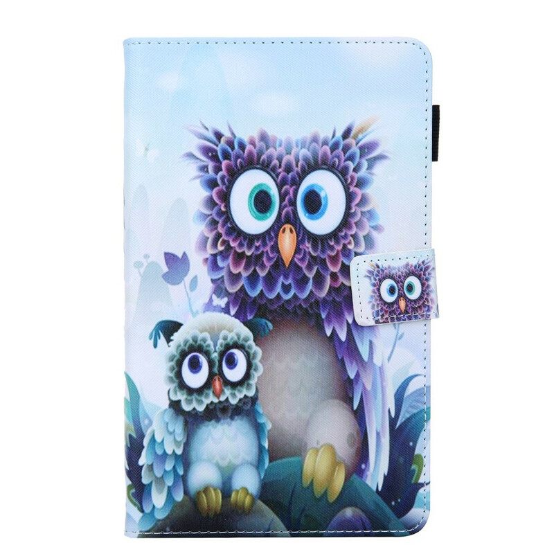 Nahkakotelo Samsung Galaxy Tab A 8" (2019) Frightened Owl