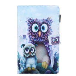 Nahkakotelo Samsung Galaxy Tab A 8" (2019) Frightened Owl