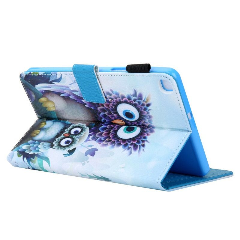 Nahkakotelo Samsung Galaxy Tab A 8" (2019) Frightened Owl