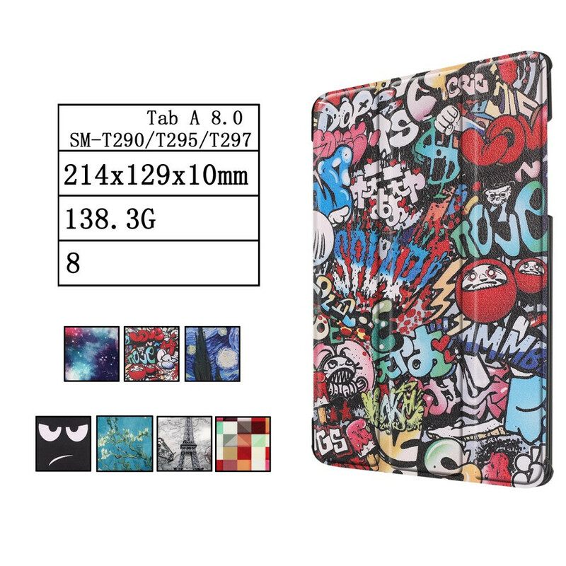 Puhelinkuoret Samsung Galaxy Tab A 8" (2019) Graffiti Hauskaa