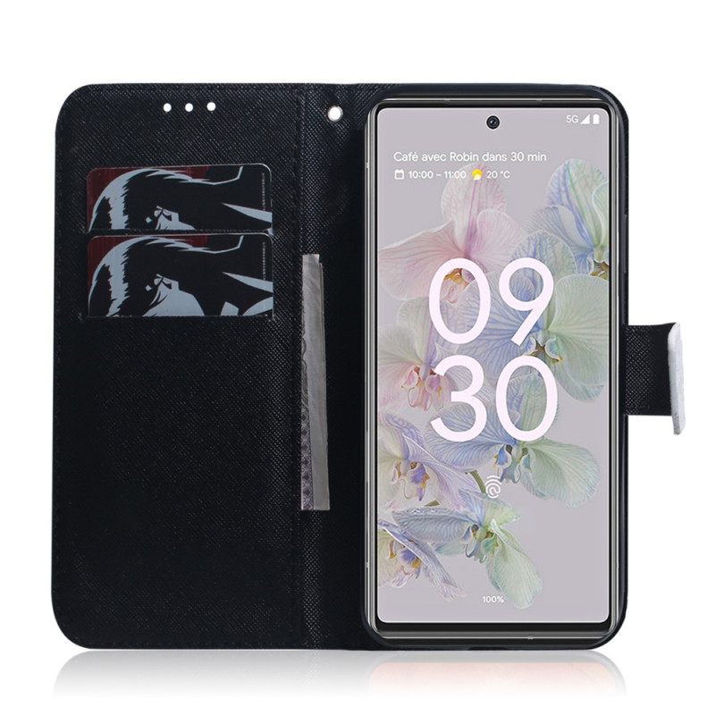 Flip Case Google Pixel 6A Panda