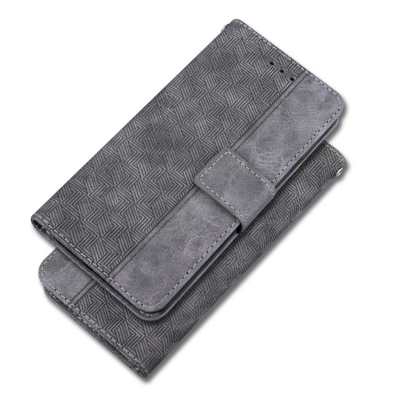 Flip Case Google Pixel 6A Suojaketju Kuori Woven Strap Sarja