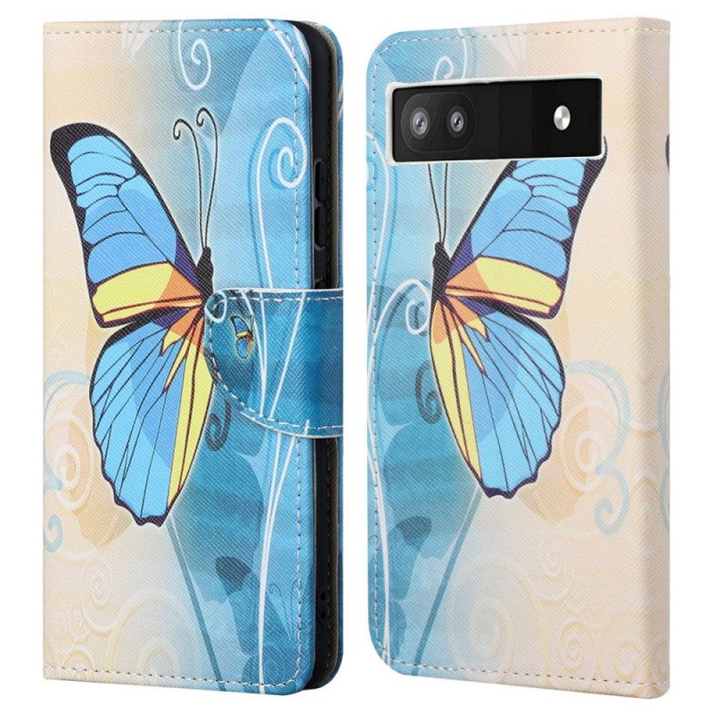 Kotelot Google Pixel 6A Butterfly