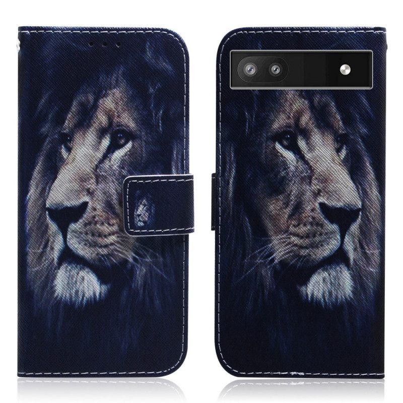 Kotelot Google Pixel 6A Dreaming Lion