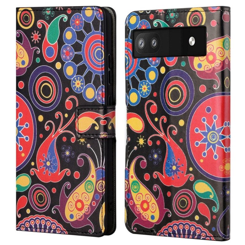 Kotelot Google Pixel 6A Galaxy Pattern