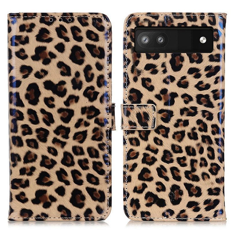 Kotelot Google Pixel 6A Leopard Skin Style