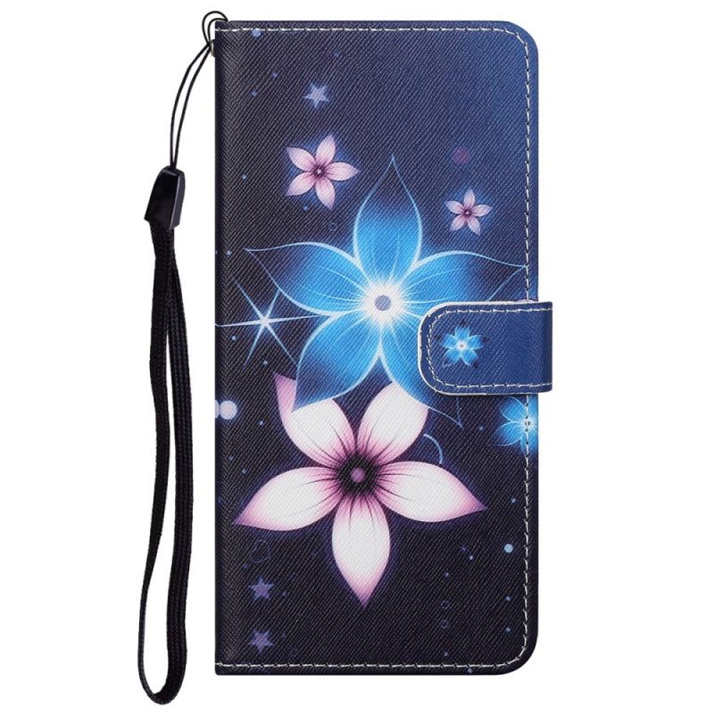 Kotelot Google Pixel 6A Suojaketju Kuori Lunar Strap Flowers