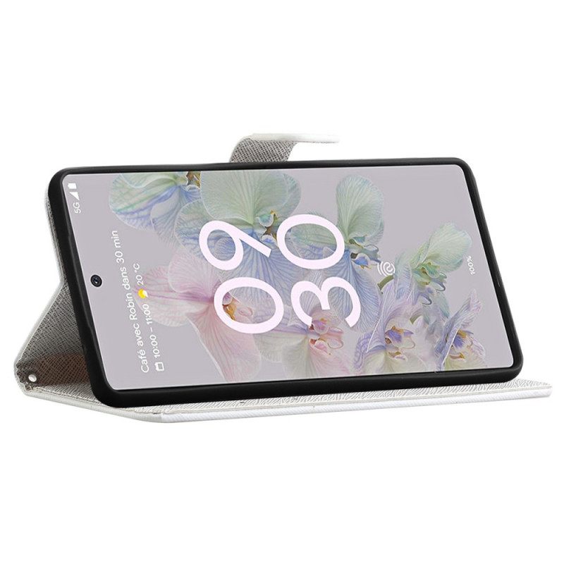 Kotelot Google Pixel 6A Suojaketju Kuori Thong Butterflies