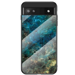 Kuori Google Pixel 6A Marble Tempered Glass