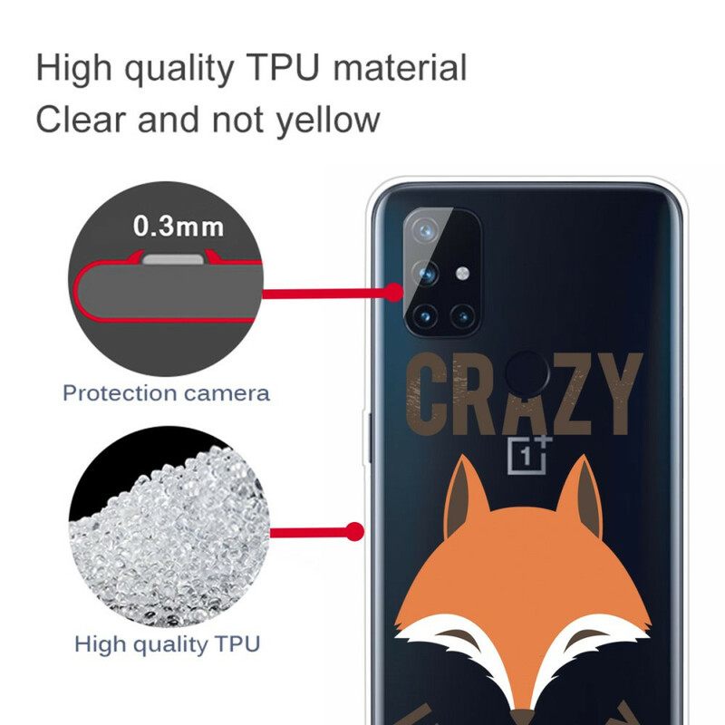 Case OnePlus Nord N100 Fox / Hullu Kuin Kettu