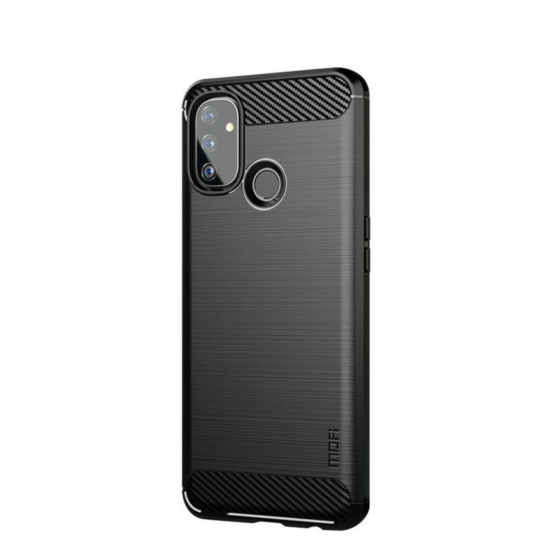 Case OnePlus Nord N100 Harjattu Hiilikuitu Mofi