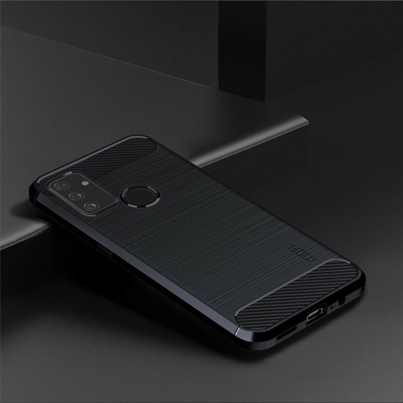 Case OnePlus Nord N100 Harjattu Hiilikuitu Mofi