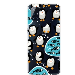 Case OnePlus Nord N100 Penguins And Fishes