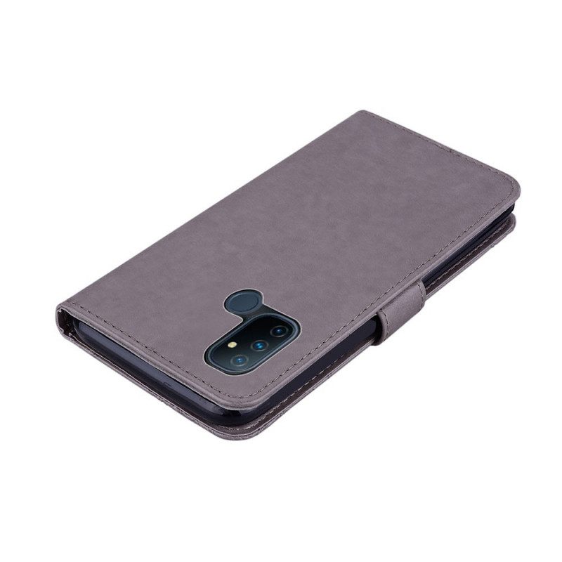 Flip Case OnePlus Nord N100 Pöllömandala Ja Charm