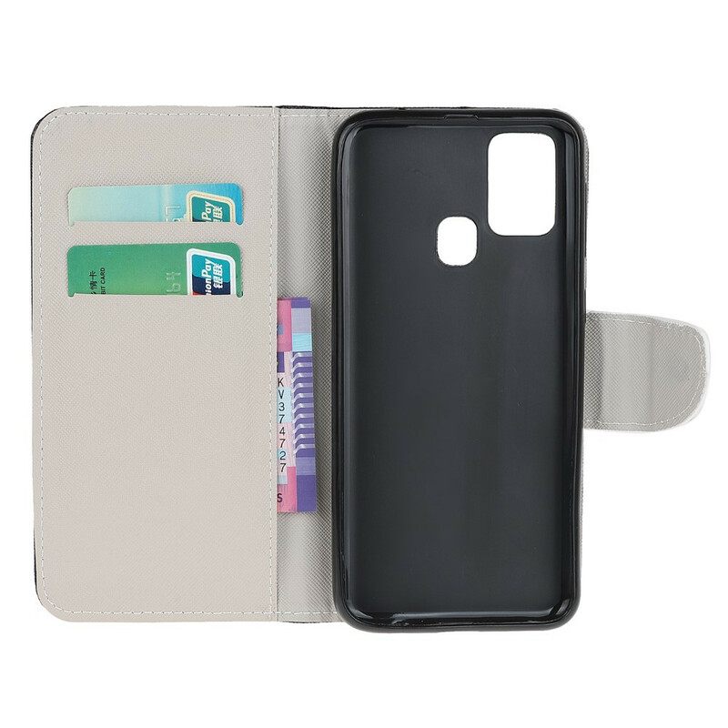 Flip Case OnePlus Nord N100 Pysy Rauhallisena Ja Kimaltele