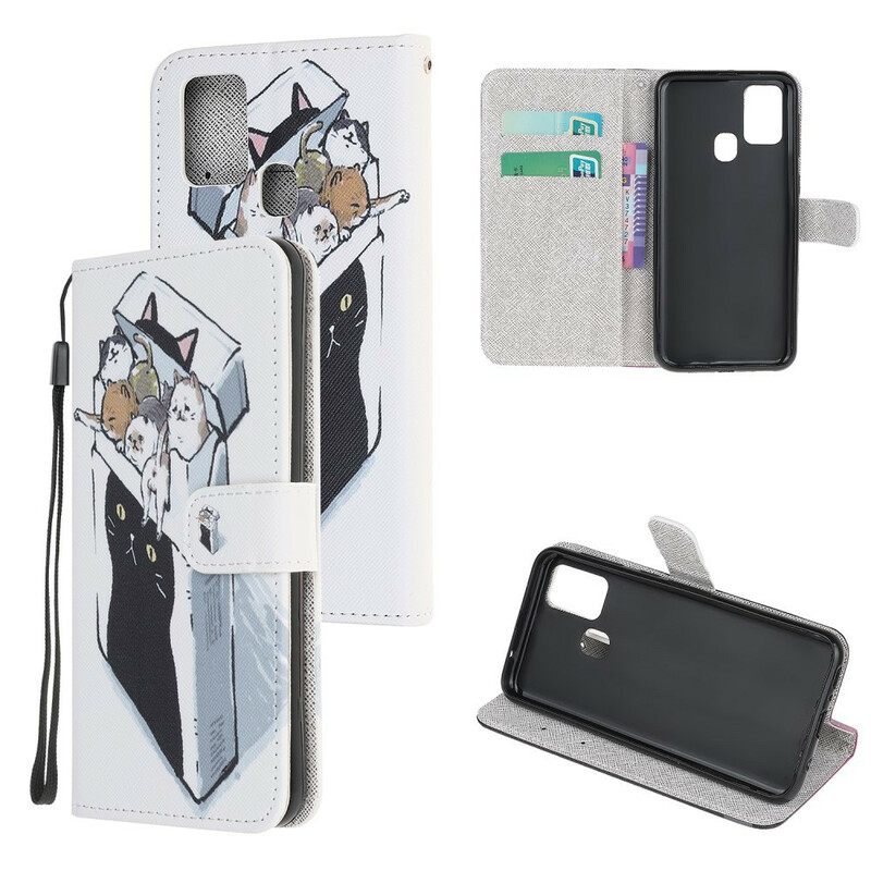 Flip Case OnePlus Nord N100 Suojaketju Kuori N Toimitustankat