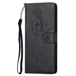 Kotelot OnePlus Nord N100 Faux Leather Silhouette