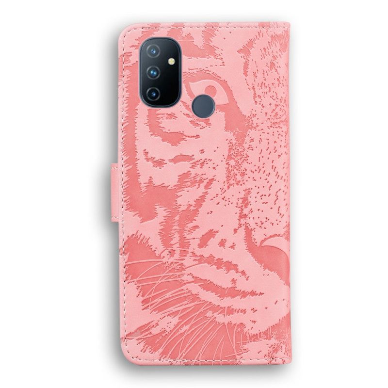 Kotelot OnePlus Nord N100 Tiger Face Print