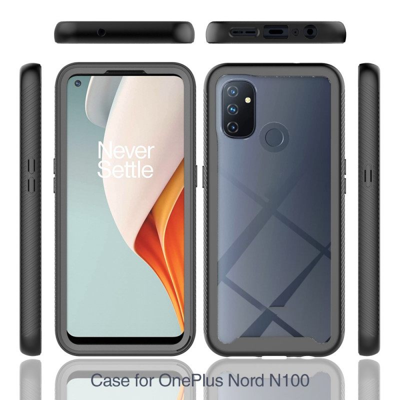 Kuori OnePlus Nord N100 Clear Hybrid Puskurin Reunat