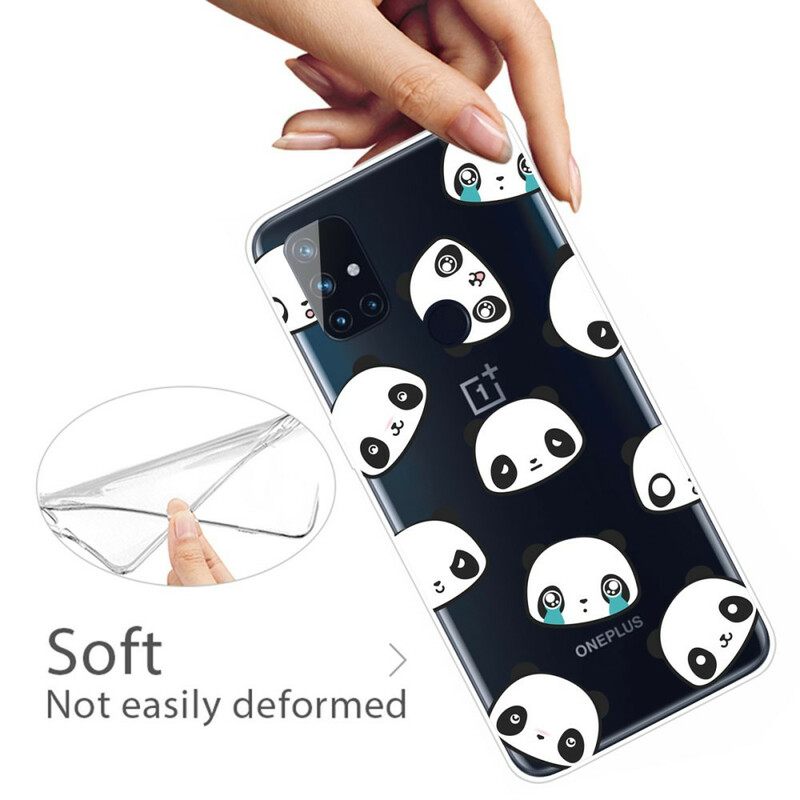 Kuori OnePlus Nord N100 Sentimental Pandas