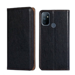 Puhelinkuoret OnePlus Nord N100 Kotelot Flip Style Fine Leather