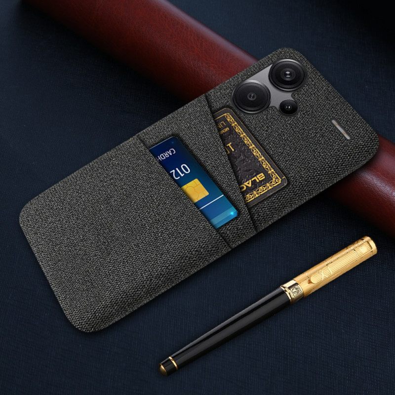 Case Xiaomi Redmi Note 13 Pro Plus 5g Puhelinkuoret Kangas Korttipidike