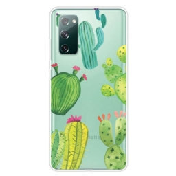 Case Samsung Galaxy S20 FE Cacti Watercolour