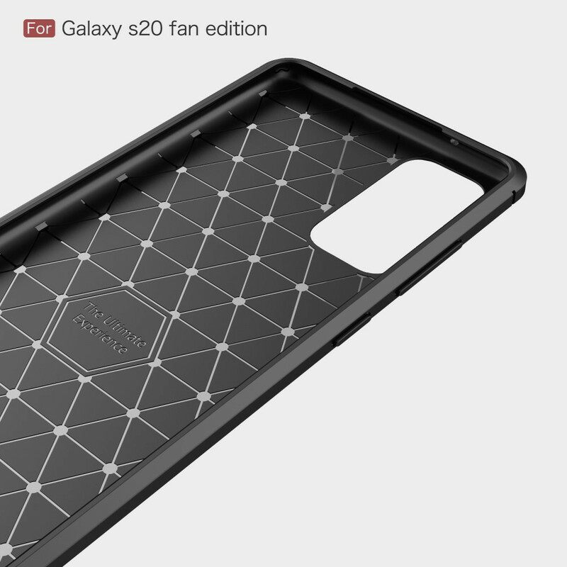 Case Samsung Galaxy S20 FE Harjattu Hiilikuitu