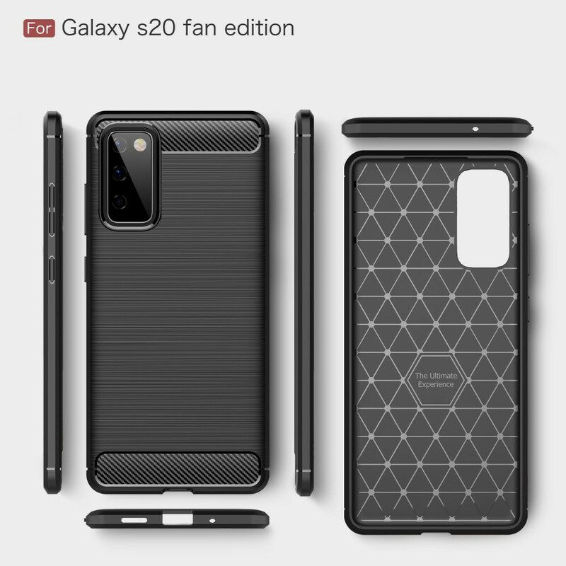 Case Samsung Galaxy S20 FE Harjattu Hiilikuitu