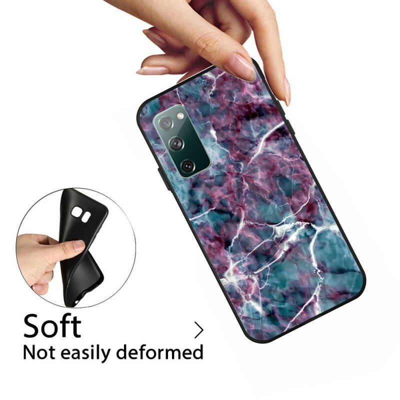 Case Samsung Galaxy S20 FE Purple Marble