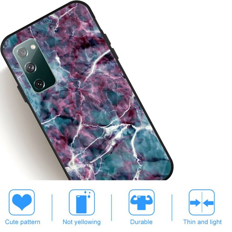 Case Samsung Galaxy S20 FE Purple Marble