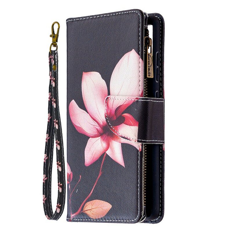 Flip Case Samsung Galaxy S20 FE Flower Vetoketjullinen Tasku