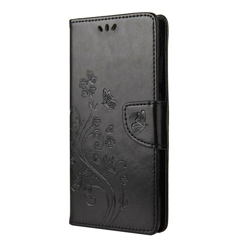 Flip Case Samsung Galaxy S20 FE Lumoavat Perhoset