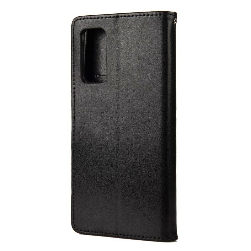 Flip Case Samsung Galaxy S20 FE Tulosta Perhosia