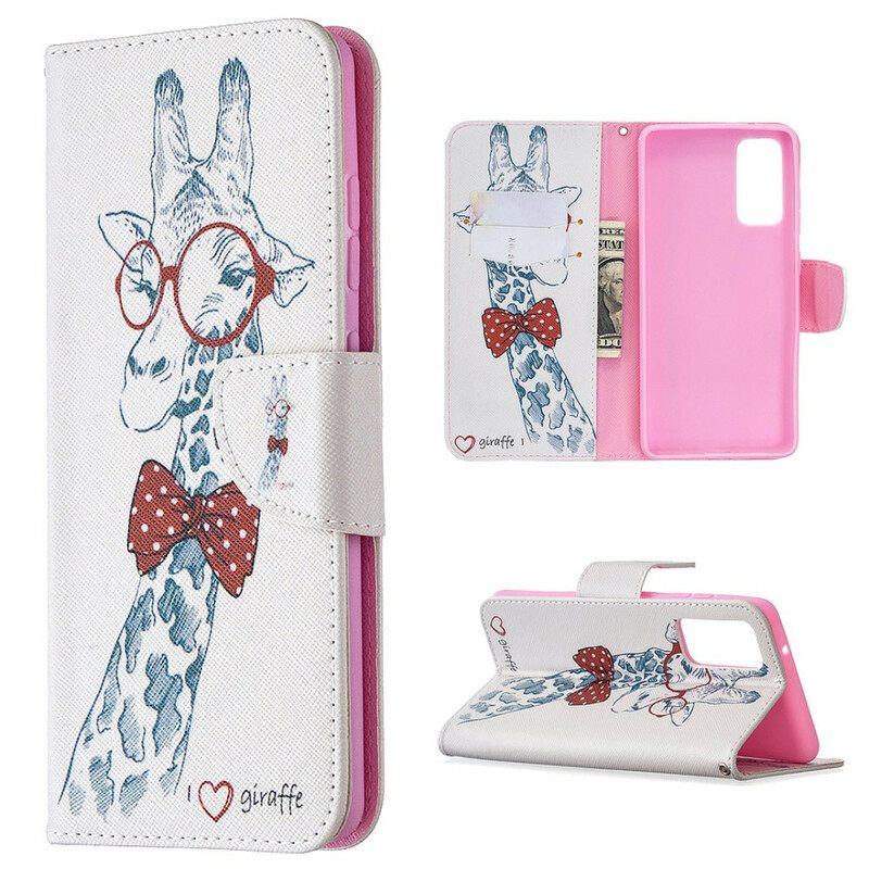 Kotelot Samsung Galaxy S20 FE Brainy Giraffe