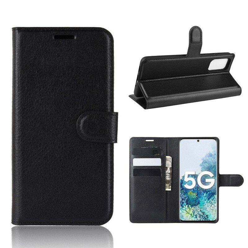 Kotelot Samsung Galaxy S20 FE Classic Litchi Faux Leather