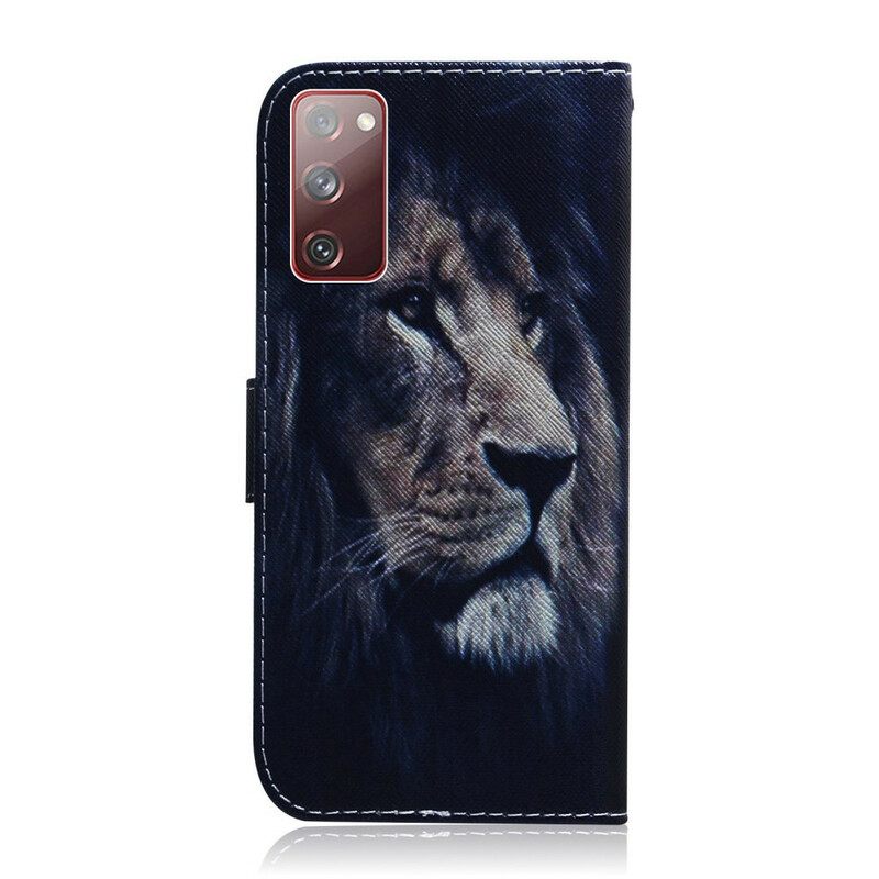 Kotelot Samsung Galaxy S20 FE Dreaming Lion