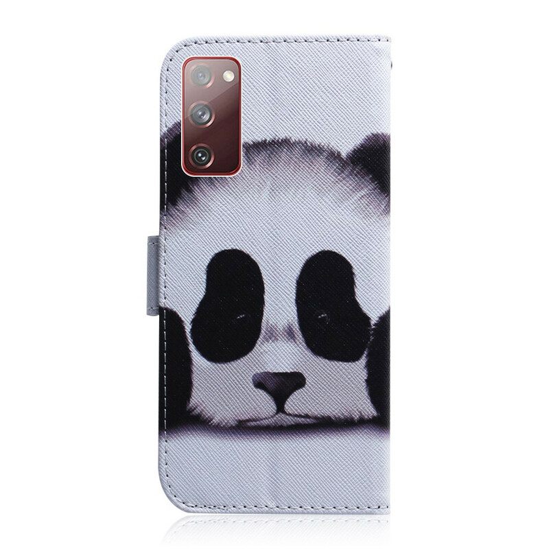 Kotelot Samsung Galaxy S20 FE Panda Kasvot