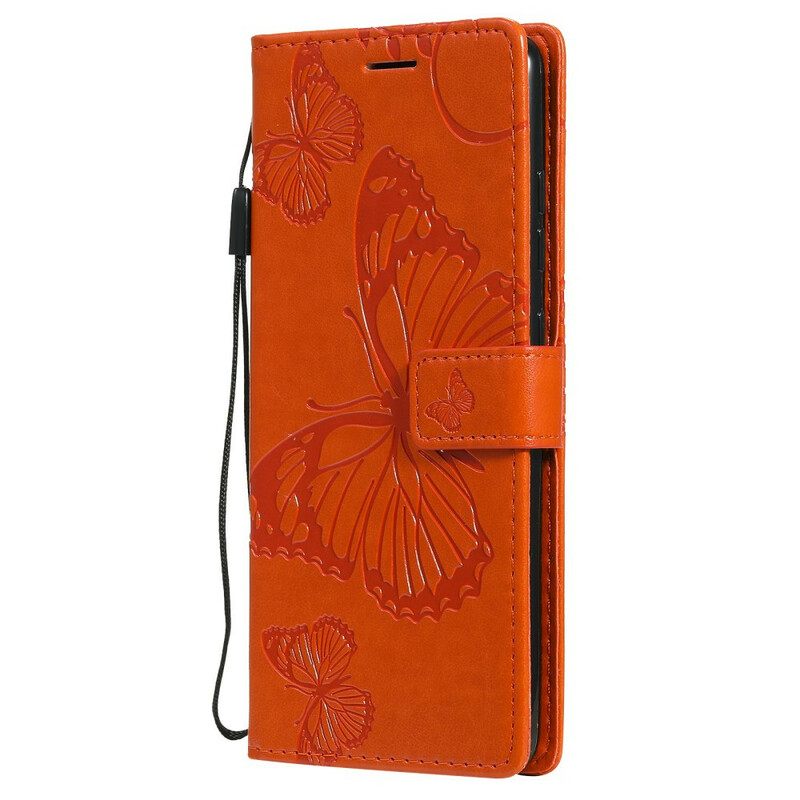 Kotelot Samsung Galaxy S20 FE Suojaketju Kuori Giant Thong Butterflies