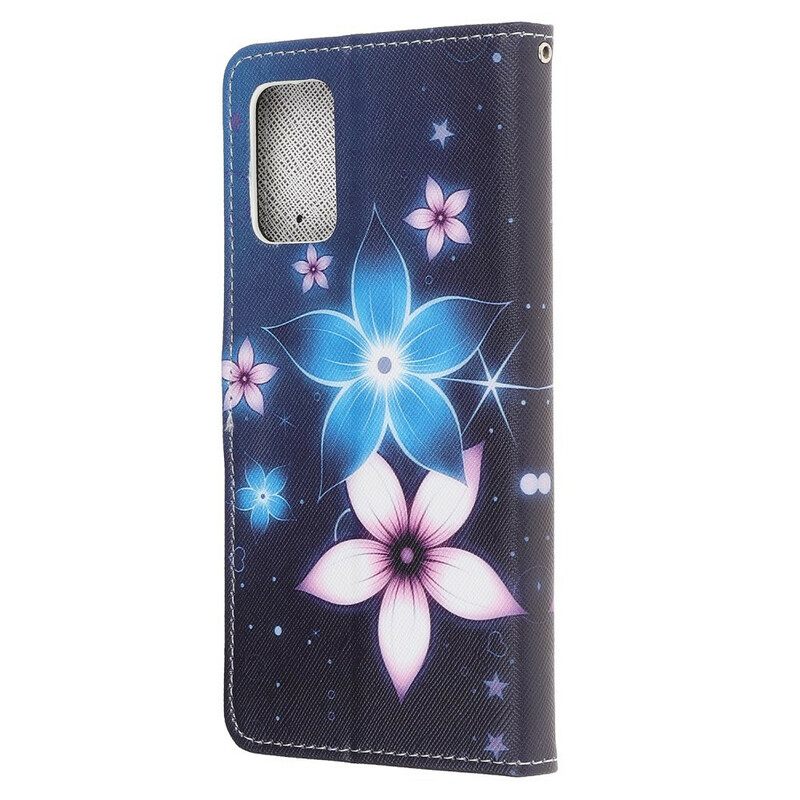 Kotelot Samsung Galaxy S20 FE Suojaketju Kuori Lunar Strap Flowers