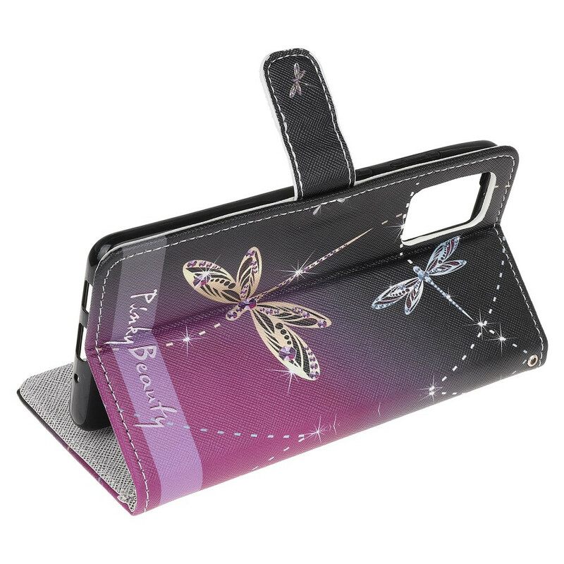 Kotelot Samsung Galaxy S20 FE Suojaketju Kuori Strappy Dragonflies