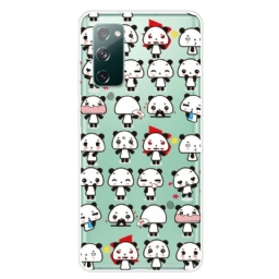 Kuori Samsung Galaxy S20 FE Seamless Funny Pandas