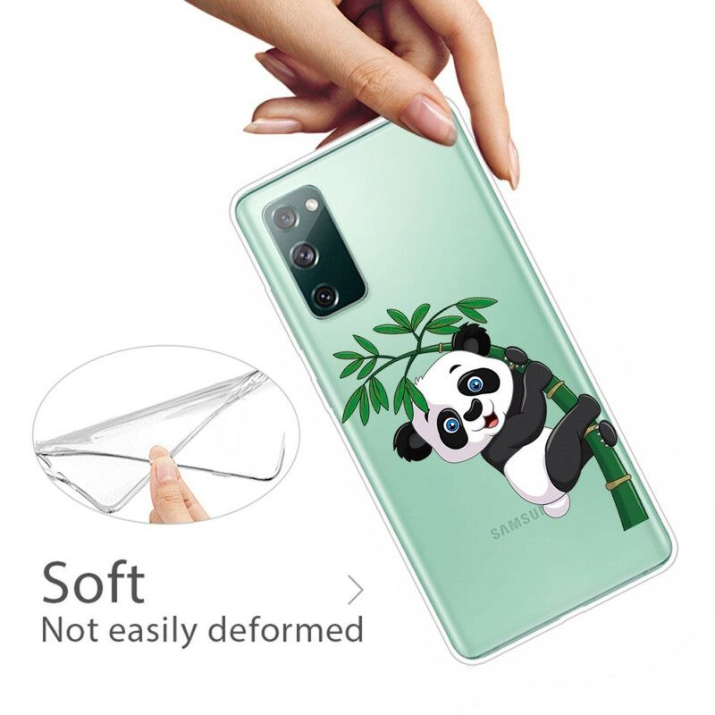 Kuori Samsung Galaxy S20 FE Seamless Panda On Bamboo