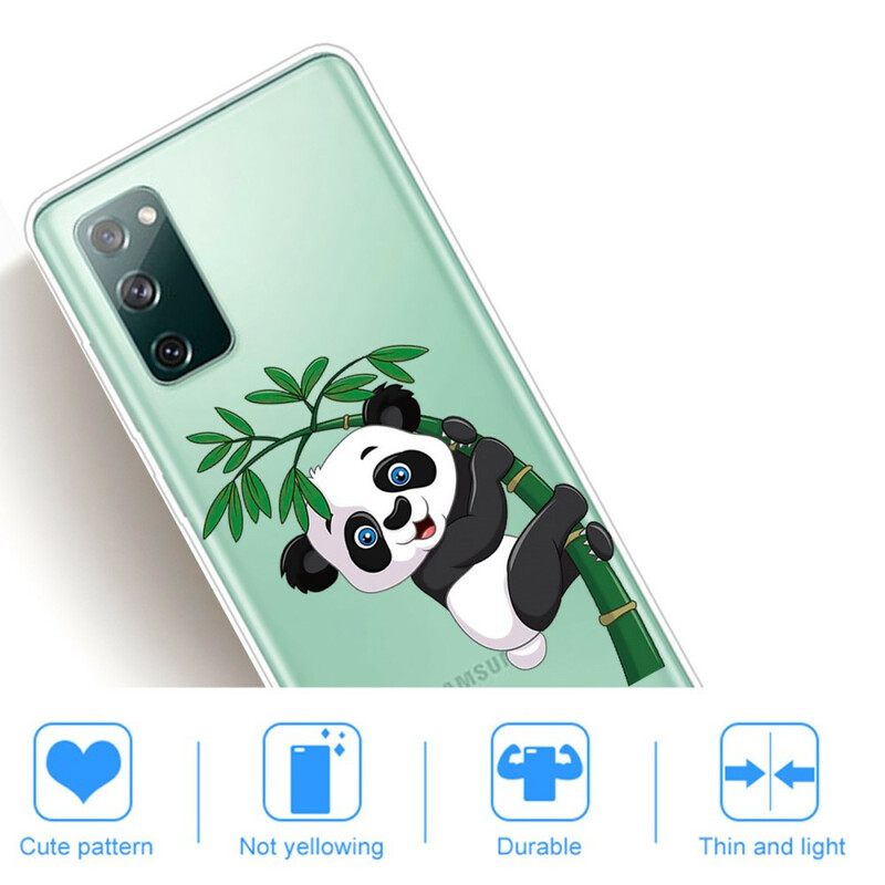 Kuori Samsung Galaxy S20 FE Seamless Panda On Bamboo